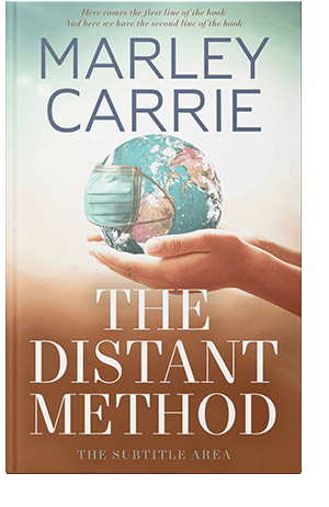 Pre Made Book Cover Brown Rust