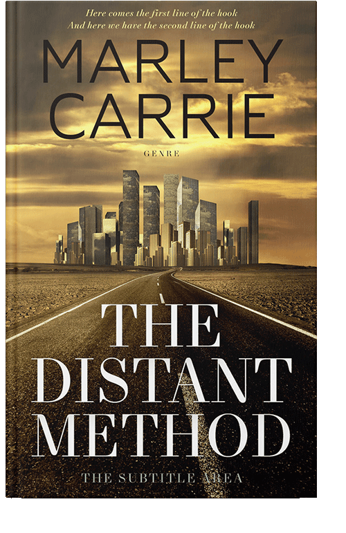 Front view of Black Marlin #20276 - Premade Apocalyptica Book Cover