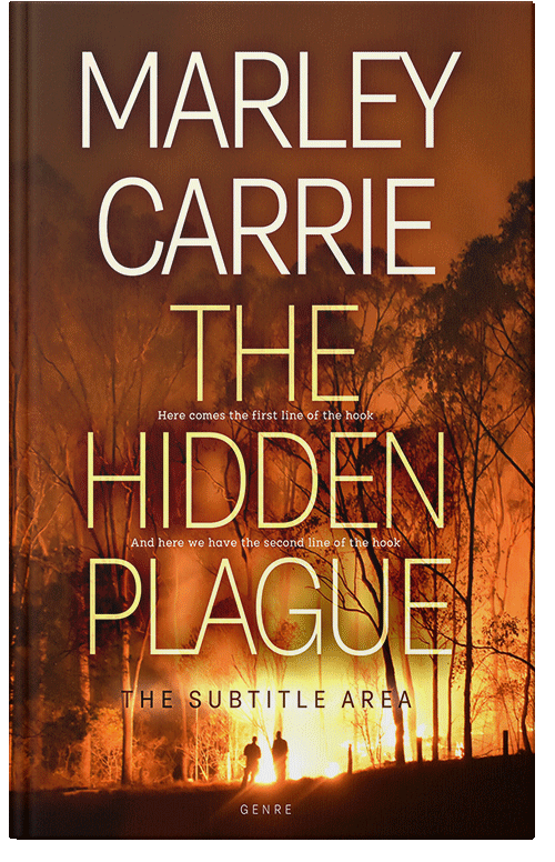 Front view of Premade Mystery & Thriller & Suspense Book Cover - Kenyan Copper