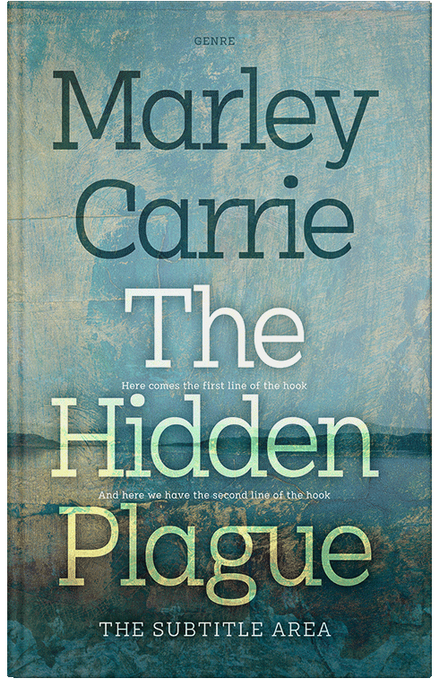 Front view of Cascade #20299 - Premade Abstract Book Cover