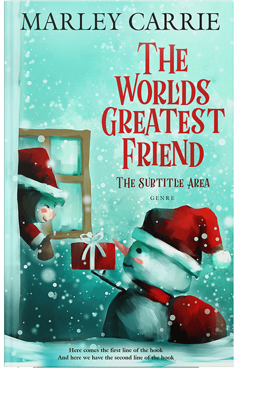 Front view of Water Leaf #20320 - Premade Children's Book Cover | BookCoverZone