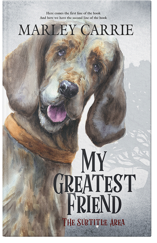 Front view of Cloud #20322 - Premade Children's Book Cover