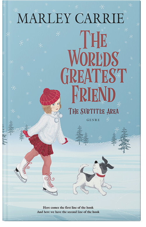 Front view of Premade Children's Book Cover - Half Baked