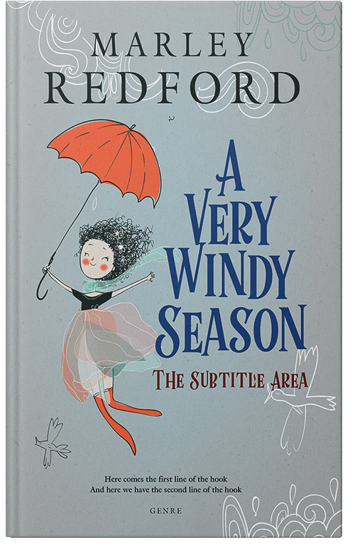 Front view of Tower Gray #20326 - Premade Romance Book Cover