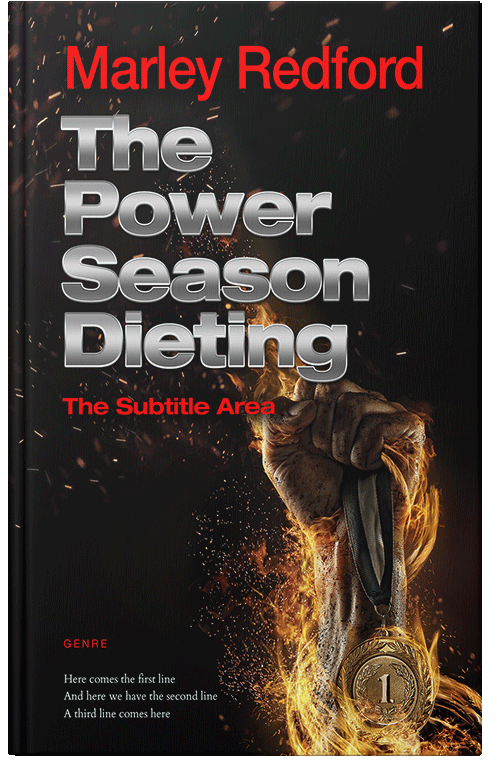 Front view of Antique Brass #20360 - Premade Health & Dieting & Fitness Book Cover