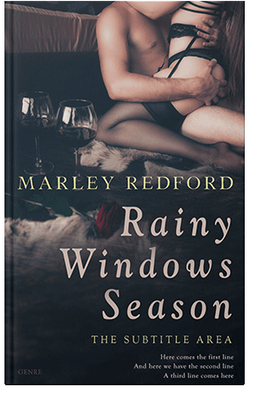 Pre Made Book Cover Ebony Clay