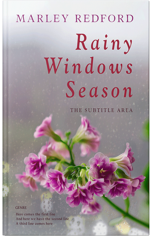 Front view of Dusty Gray #20364 - Premade Abstract Book Cover