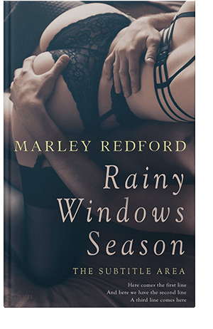 Pre Made Book Cover Ebony Clay