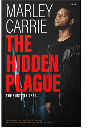 Pre Made Book Cover Alizarin Crimson