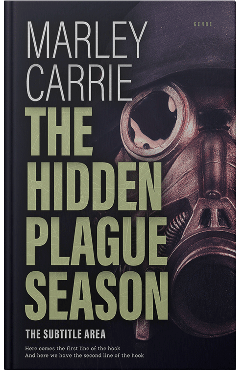 Front view of Premade Apocalyptica Book Cover - Tallow