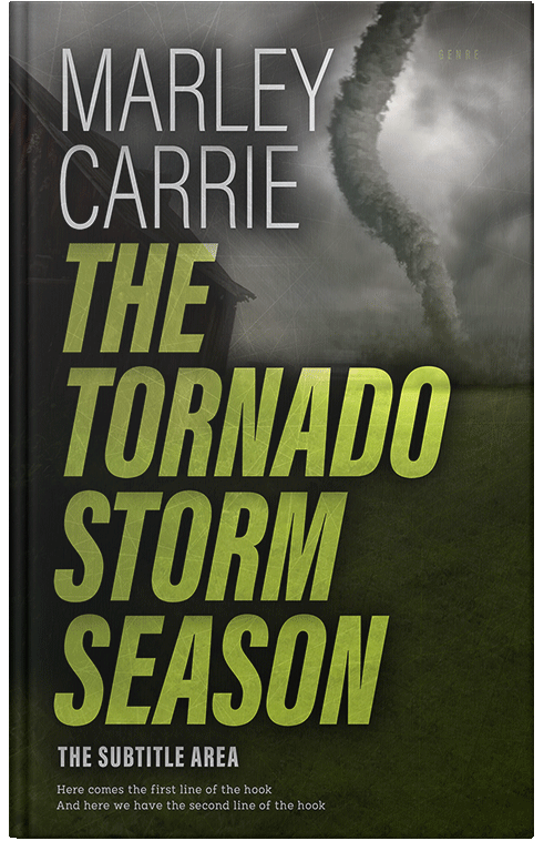 Front view of Premade Action & Adventure Book Cover - Rangoon Green