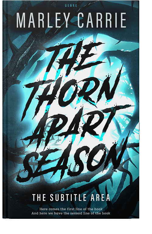 Front view of Mint Tulip #20394 - Premade Fantasy Book Cover