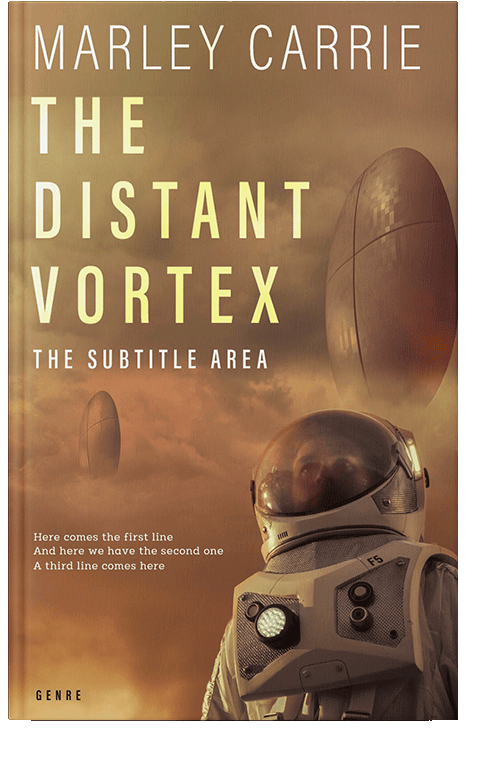 Front view of Cape Palliser #20414 - Premade Science Fiction Book Cover