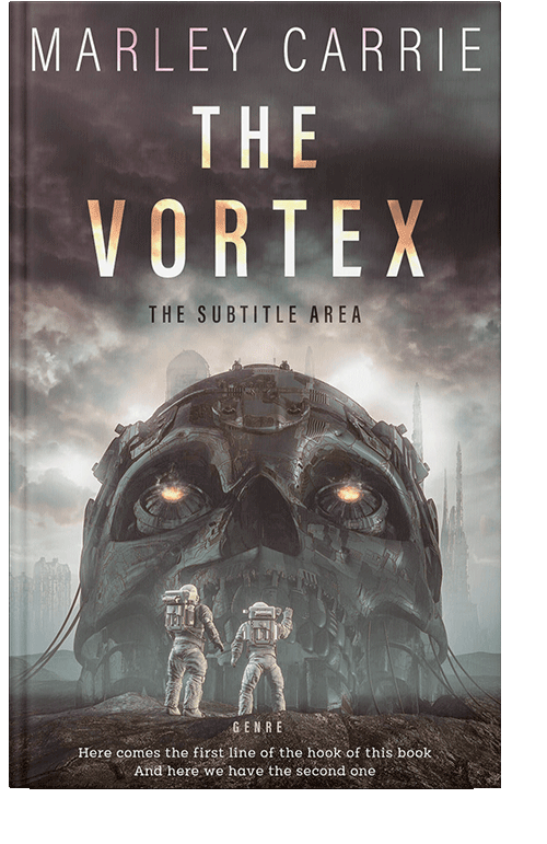 Front view of Tundora #20415 - Premade Science Fiction Book Cover