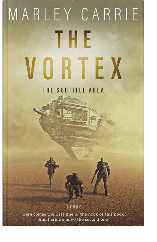 Front view of Mongoose #20417 - Premade Science Fiction Book Cover