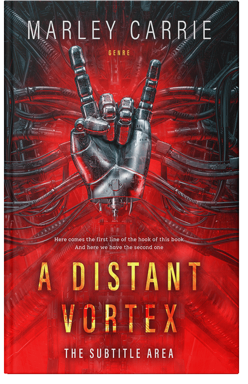 Front view of Thunderbird #20425 - Premade Science Fiction Book Cover