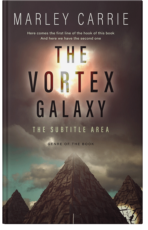 Front view of Premade Science Fiction Book Cover - Woody Brown