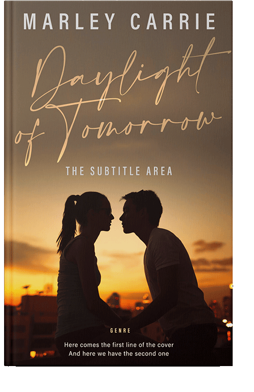 Front view of Yellow Metal #20437 - Premade Romance Book Cover