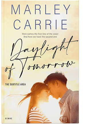 Pre Made Book Cover Citrine White