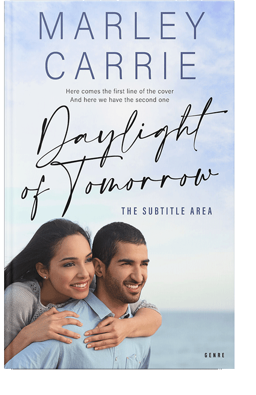 Front view of Catskill White #20441 - Premade Romance Book Cover