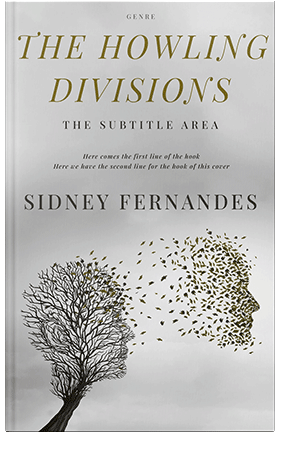 Pre Made Book Cover Quill Gray