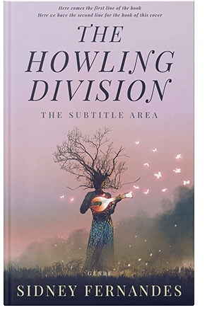 Pre Made Book Cover Lily