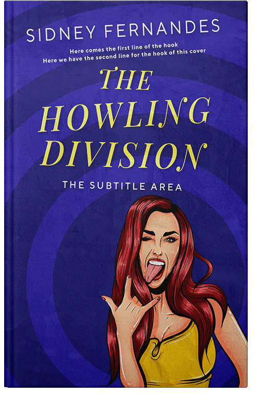 Front view of Premade Chick Lit Book Cover - Deep Koamaru