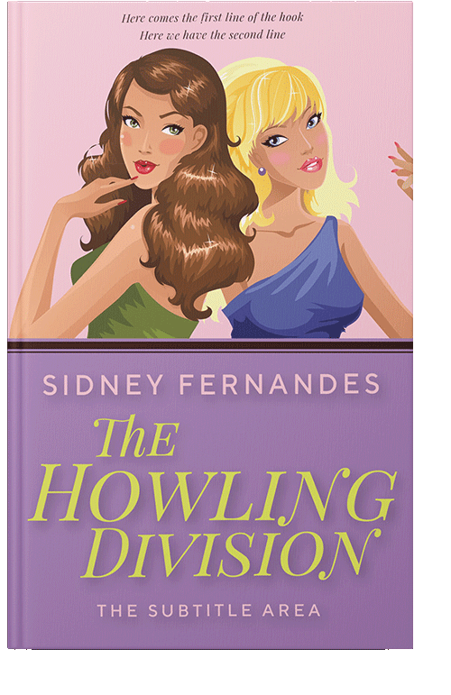 Front view of Bouquet #20478 - Premade Chick Lit Book Cover