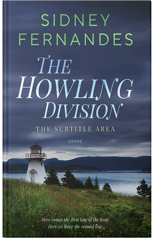 Front view of Oxford Blue #20484 - Premade Literary Fiction Book Cover