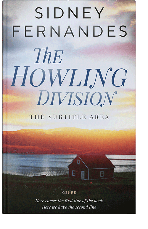 Front view of Shark #20485 - Premade Literary Fiction Book Cover