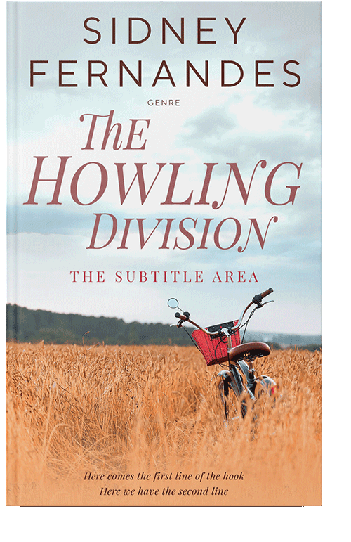 Front view of Satin Linen #20488 - Premade Literary Fiction Book Cover