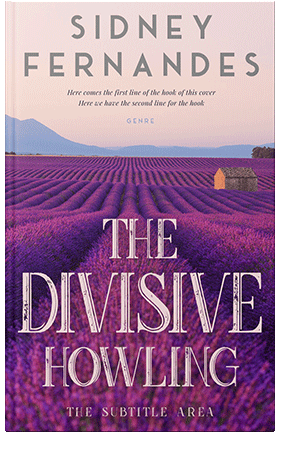 Pre Made Book Cover Plum