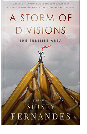 Pre Made Book Cover Silver Rust