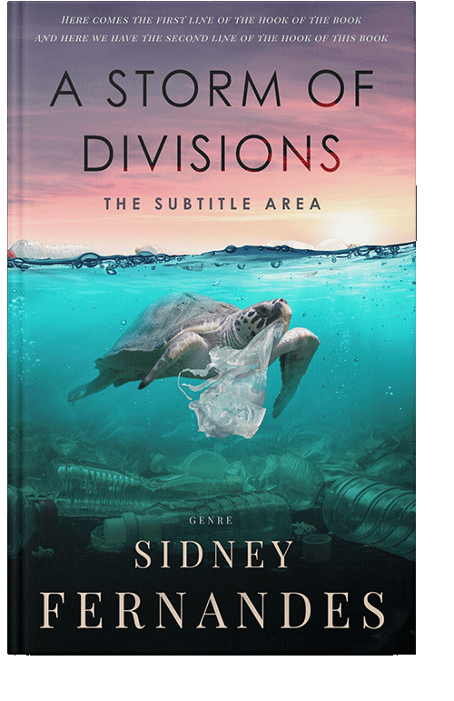 Front view of Clam Shell #20501 - Premade Science & Nature Book Cover