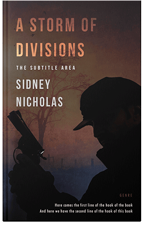 Pre Made Book Cover Cocoa Brown