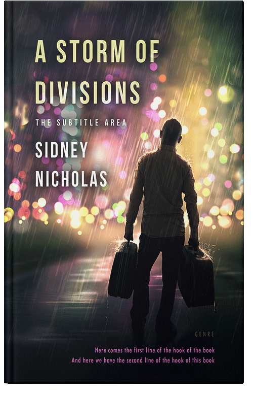 Front view of Cameo #20523 - Premade Mystery & Thriller & Suspense Book Cover