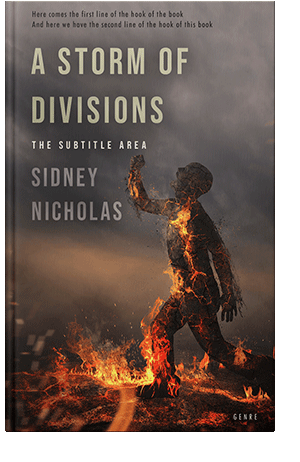 Pre Made Book Cover Taupe