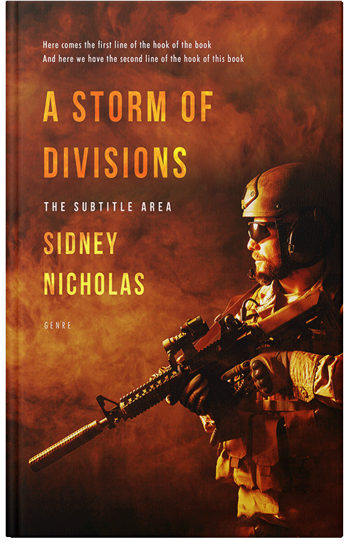 Front view of Premade Mystery & Thriller & Suspense Book Cover - Kenyan Copper