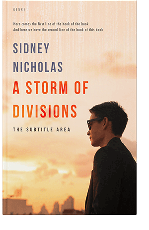 Pre Made Book Cover Dairy Cream