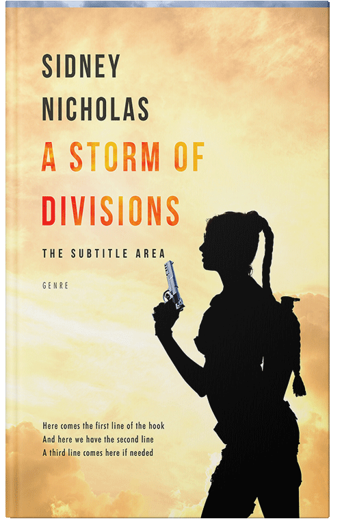 Front view of Astra #20530 - Premade Fantasy Book Cover