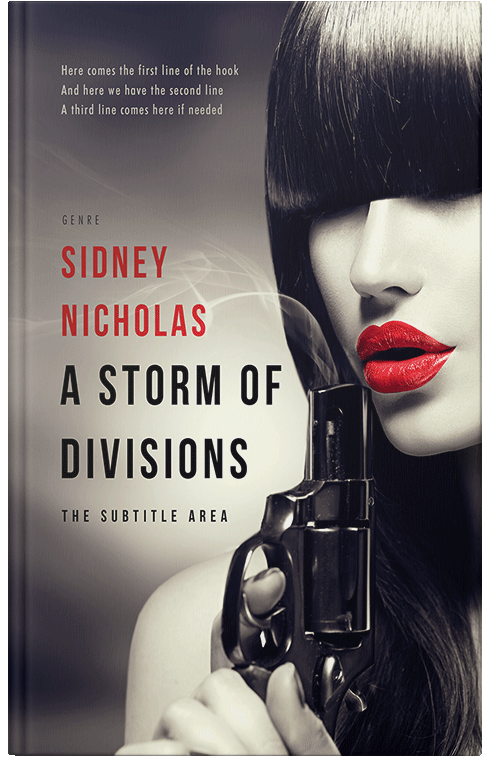 Front view of Premade Mystery & Thriller & Suspense Book Cover - Wafer