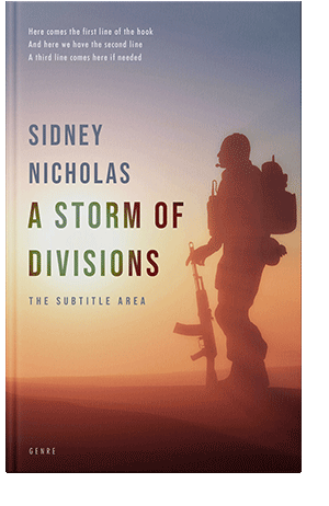 Pre Made Book Cover Vanilla