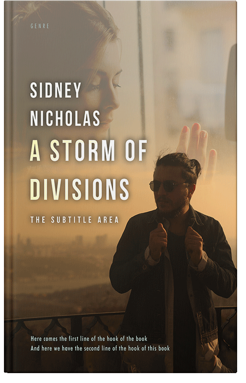 Front view of Lisbon Brown #20538 - Premade Teen & Young Adult Book Cover