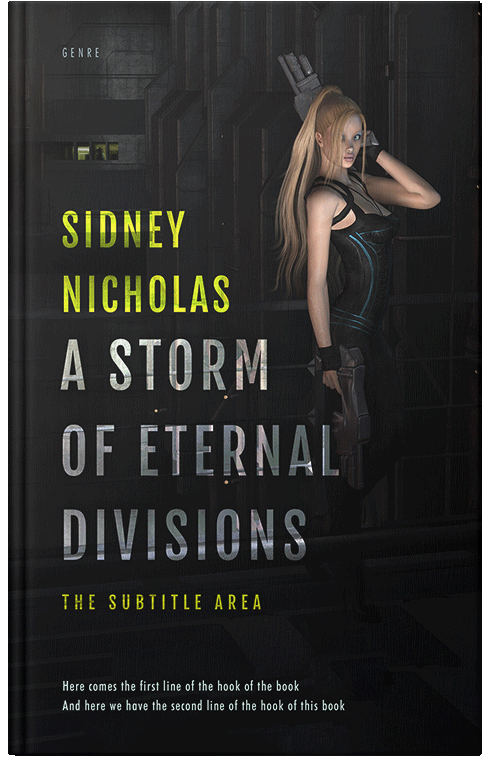 Front view of Premade Fantasy Book Cover - Woodsmoke