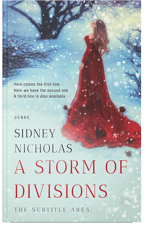 Front view of Skeptic #20550 - Premade Literary Fiction Book Cover