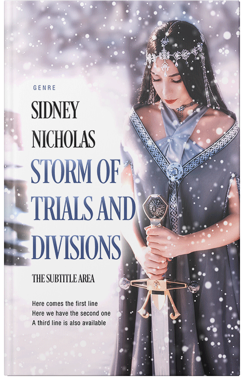 Front view of Lola #20551 - Premade Fantasy Book Cover