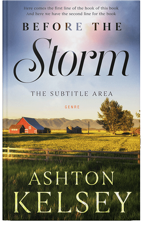 Front view of Green Kelp #20552 - Premade Western Book Cover