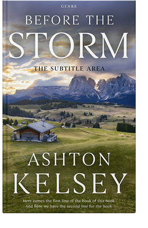 Pre Made Book Cover Fuscous Gray