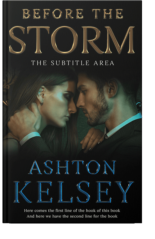 Front view of Rangoon Green #20568 - Premade Romance Book Cover