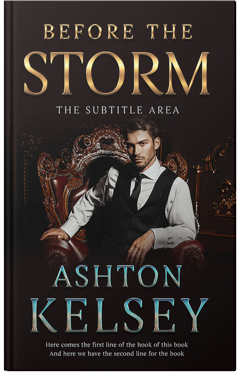 Front view of Premade Literary Fiction Book Cover - Asphalt